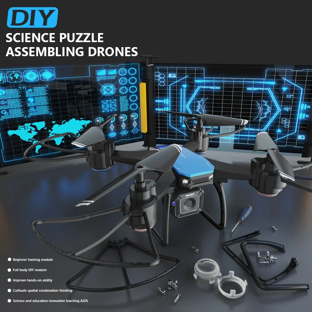 JJRC H108 DIY Teaching Assembl - Drone Camera Hd ulasan dan harga
